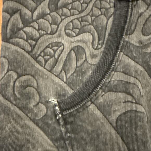 Rare Vintage Y2K Lucky Brand Embroidered Boho Asian Zip Hoodie Size XS - Picture 5 of 12